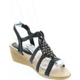 thumbnail image 7 of Forever Link Paramount-08 Women's Woven Beaded Floral Boho Wedge Sandal, 7 of 7