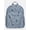 Embroidered Western Denim, variant on MNYC Women's Chain Pocket Dome Backpack Black Metallic