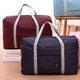 thumbnail image 1 of Bolsa de viaje plegable - Bolsa de gimnasio plegable de 25L con correa para equipaje, azul oscuro, 48x32x16cm, 1 of 6