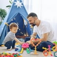 thumbnail image 5 of 200 piezas: regalo de bloques de construcción para niños, juego de aprendizaje de construcción educativo para niños y niñas., 5 of 5