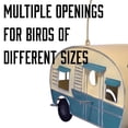 thumbnail image 5 of Rivers Edge Products Camper Bird House, RV Nesting House for Small to Medium Birds, Outdoor Rustic Garden Decor, Turquoise/White, 5 of 7