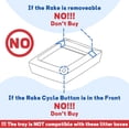 thumbnail image 3 of Crystal Cat Litter and Disposable Litter Trays 2 Pack Blue Triple Leak Proof Odor Control One Hand Disposal, 3 of 6