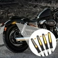 thumbnail image 2 of TONAIN 2/4X rcycle Led Turn Signal Indicator Blinker Amber iversal Lights, 2 of 8