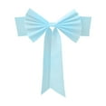 thumbnail image 2 of Modern Concise Wedding Bow Ribbon Notie Chair Back Flower Home Holiday Decor Hotel Restaurant Ribbon, 2 of 6