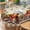 Pumpkin, variant on Fall Thanksgiving Double Border Decoration Tablecloth, Pumpkin & Sunflower Harvest Tablecloths, Waterproof Table Cover for Dinner Kitchen Party Holiday Decorations 60"x 84" Oblong/Rectangle