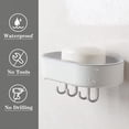 thumbnail image 4 of Support de Rangement pour Savon de Salle de Bain Sans Perçage avec Crochets, 4 of 7