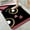 Cute Black Cat with Big Eyes, variant on 1pc Pink Bow and Heart Pattern Bathroom Rug Bathroom Decor and Accessories- Durable,Anti Slip,And Quick Drying,Suitable For Indoor/outdoor Use - Perfect For Bathrooms,Bedrooms,Kitchens