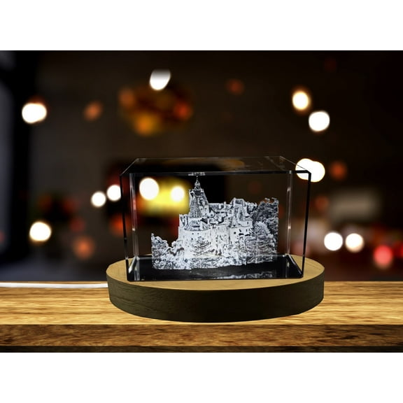 St. Basil’s Cathedral 3D Engraved Crystal Keepsake Souvenir