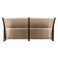 thumbnail image 4 of 200 x 100 Household Application Door & Window Rain Cover Eaves Brown Board & Black Holder, 4 of 12