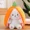 Orange 35cm (13.8") Carrot, variant on Bunny Plush Toy in Strawberry or Carrot Costume Cute Stuffed Animal for for Girlfriend Cozy Room Decor