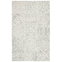 SAFAVIEH Metro Adair Medallion Area Rug, Silver/Ivory, 8' x 10'