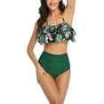 thumbnail image 2 of EYIIYE Maillot de Bain Maman et Moi, Bikini 2 Pcs Léopard/fleuri Familial, 2 of 7