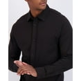 thumbnail image 4 of Real Essentials 3-Pack: Men's Classic Style Casual Long Sleeve Button Down Collared Shirt (Available in Big & Tall), 4 of 6