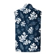 thumbnail image 4 of Tank Top for Men, Mens Printing Button Casual Turndown Collar Tank Top, 4 of 4