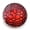 Red, variant on Snap Jewelry 18MM Green Snakeskin Ginger Charm Button with Faceted Textured Pattern