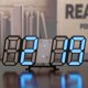 thumbnail image 3 of Reloj de pared digital LED Aleko, luminancia ajustable, cocina, oficina, sala de estar, visualización de temperatura, fecha y hora, luz blanca ACTIVE Biensenido a ACTIVE, 3 of 5