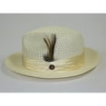 thumbnail image 2 of Men's Summer Spring Braid Straw style Hat by BRUNO CAPELO JULIAN JU923 Ivory, 2 of 5