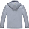 thumbnail image 2 of Tyhengta Mens Waterproof Ski Snowboard Jacket Windproof Winter Mountain Snow Coat Cation Lightgray XL, 2 of 8