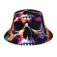 thumbnail image 1 of Balery Colorful Skull Sombreros para el sol para hombre y mujer, sombrero de pescador con UPF 50+, 1 of 6