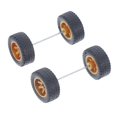 thumbnail image 1 of 1 Pair of Toy Car Wheel Replaceable 1/64 Toy Car Tire Toy Car Wheel for Replacement, 1 of 4