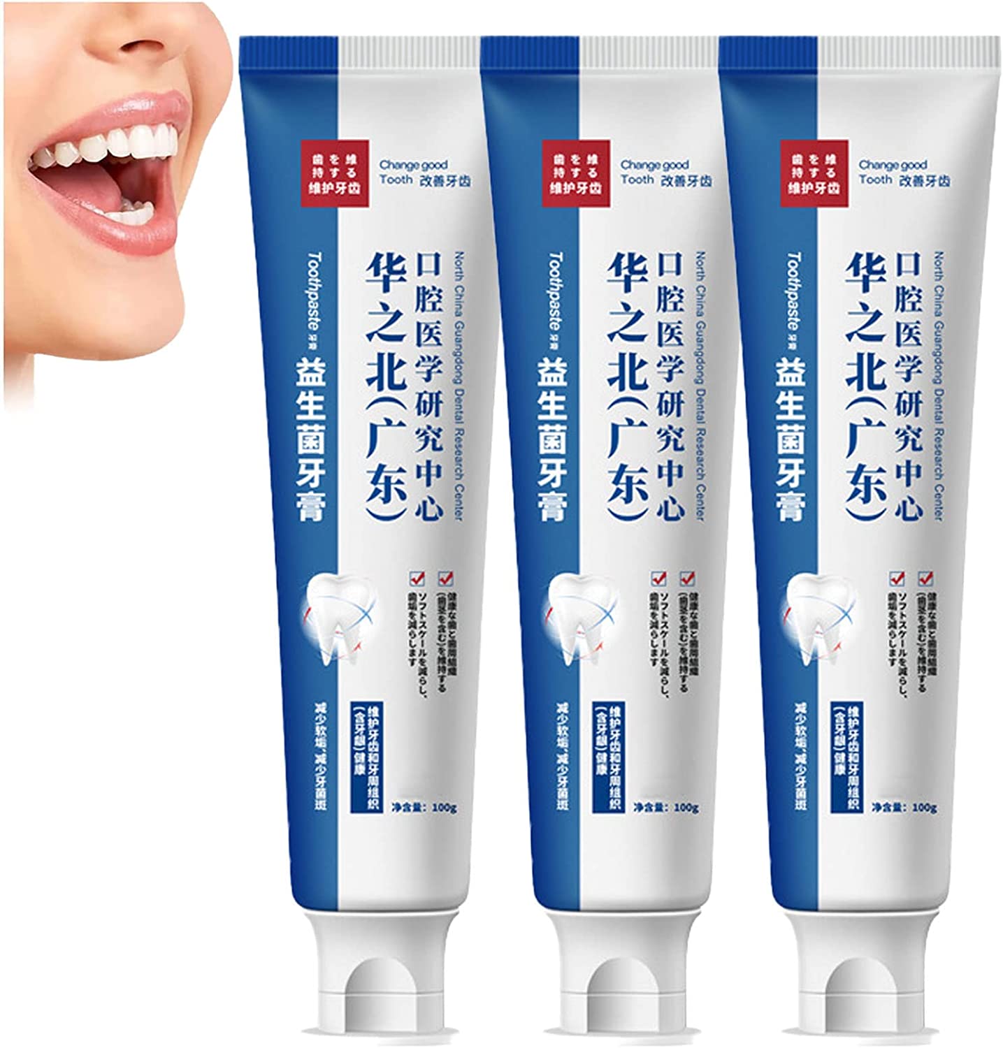 Probiotic Toothpaste, Probiotics Whitening Toothpaste, Tooth Toothpaste
