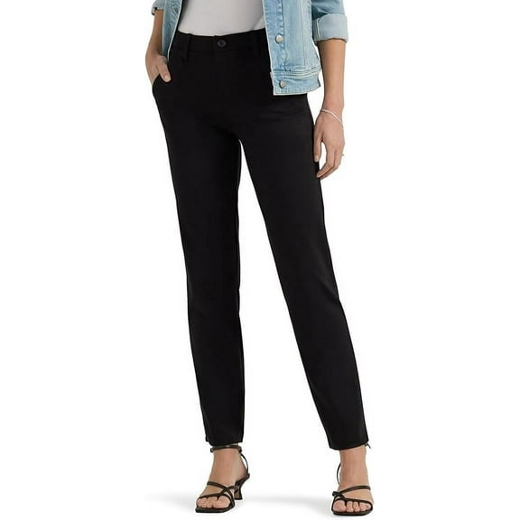 Women's Lee® Ultra Lux Comfort Ankle Pants Color: Black Size: 18 AVG/REG