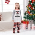 thumbnail image 5 of Gray and Red Naughty Ones Family Christmas Pajamas, Classic Matching Set for All Ages, Cotton-Polyester Blend, 5 of 7