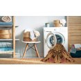 thumbnail image 2 of Ahgly Company Tapis Rond Lavable en Machine Intérieur Transitionnel Orange, 7 Pieds Rond, 2 of 7