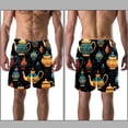 thumbnail image 3 of luoweisi Men's Beach Shorts Quick Dry Swim Trunks with Mesh Lining Vintage Teapot L, 3 of 5