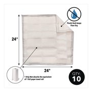 Quick Dam Drip Mats, 20 oz, 2 ft x 2 ft, 10/Pack