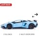 thumbnail image 3 of 1/36 Scale Aventador LP700-4 Casting Car Model, Zinc Alloy Toy Car for Kids, Pull Back Vehicles Toy Car for Toddlers Kids Boys Girls Gift (Blue), 3 of 4
