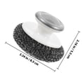 thumbnail image 2 of GETAJGHSD 3Pcs Kitchen Dish Scrubber with Plastic Handle for Effective Pot and Pan Cleaning, 2 of 8