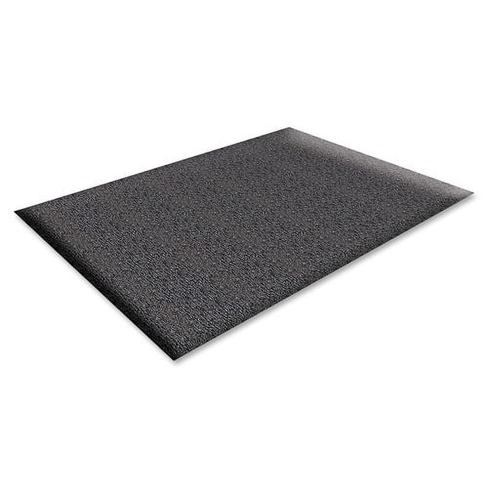 SKILCRAFT 7220015826231 Industrial Anti-fatigue Mat - Floor - 36 Length x  24 Width x 0.56 Thickness - Vinyl - Black