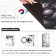 thumbnail image 4 of Yayeee Magnetic Dishwasher Cover for The Front Decoration Home Kitchen Machine Sticker Protector, Purple Roses, 4 of 6