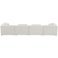 thumbnail image 3 of Meridian Furniture Cube Cream Durable Linen Modular Sofa, 3 of 3
