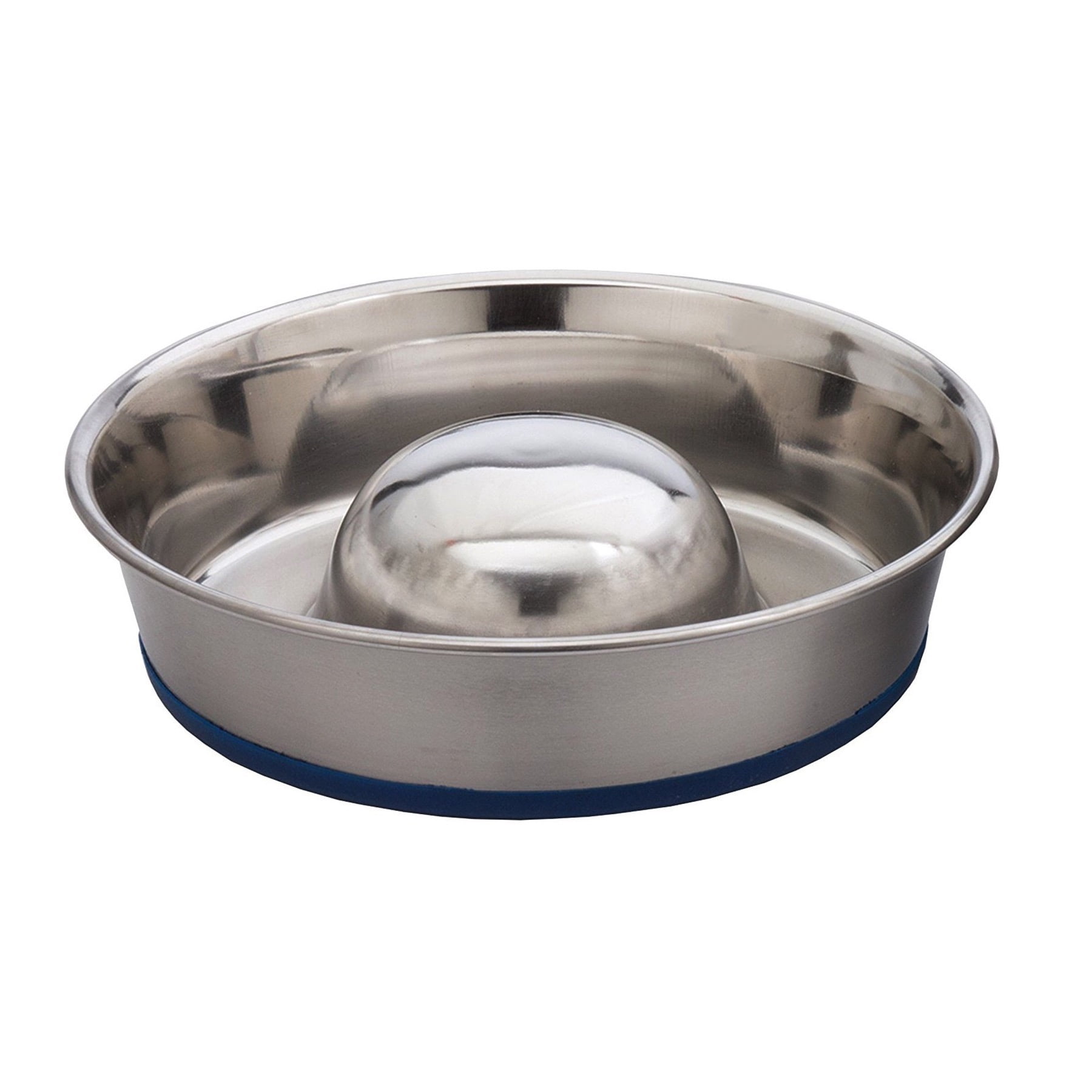 OurPets DuraPet Slow Feed Premium Stainless Steel Dog Bowl (Durable