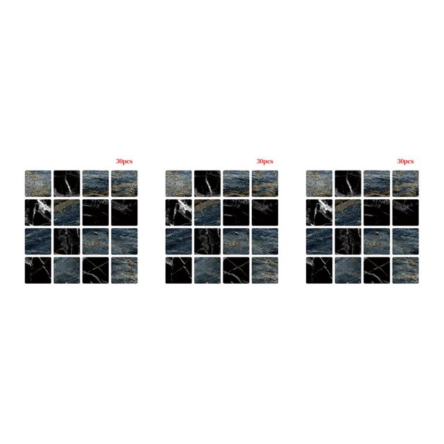 Shengyu 3D Tile Sticker Transfer Kitchen Bathroom DIY Self Adhesive Decal Home Decor 30X MSC067 3Set