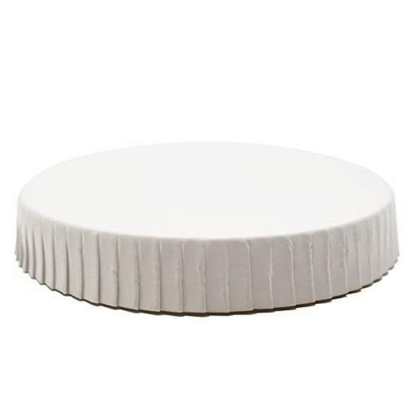 TravelWell Round 3.54 Inch Diameter White Paper Cup Lids 400/Pack