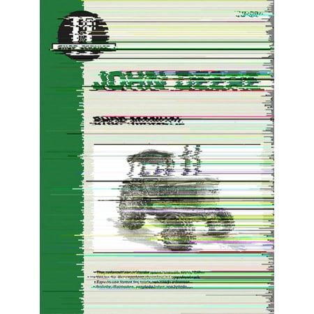 John Deere Shop Manual 4030 4230 4430&4630