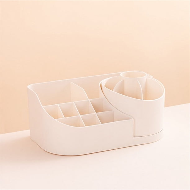 Organizador Multifunción, Estante de Almacenamiento de Escritorio, Soporte para Maquillaje y Lápiz Labial, División Clara para Oficina y Dormitorio, Diseño Elegante y Práctico, Ideal para El Hogar, B