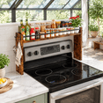 Wooden Spice Rack for Kitchen Storage, Type-1, 16.81 x 7.17 x 3.54 ...