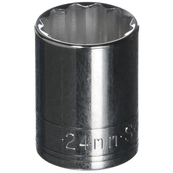 Herramienta de mano SK 40324 12 Punto 24 mm 12 Punto 24 mm Socket, 1/2 Pulgadas, cromado