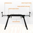 thumbnail image 2 of Huloretions Miter Saw Stand With Quick Release Tool Mounting System,Portable Miter Saw Stand 440 Lbs Load Capacity,27lbs Lightweight Saw Stand With Iron Skeleton Frame, 2 of 7