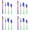 Rainbow, variant on BuyGo Rainbow Silverware Set Flatware Set Stainless Steel Colorful Dinnerware Set 16-Piece Multicolor Cutlery Set, Service for 4