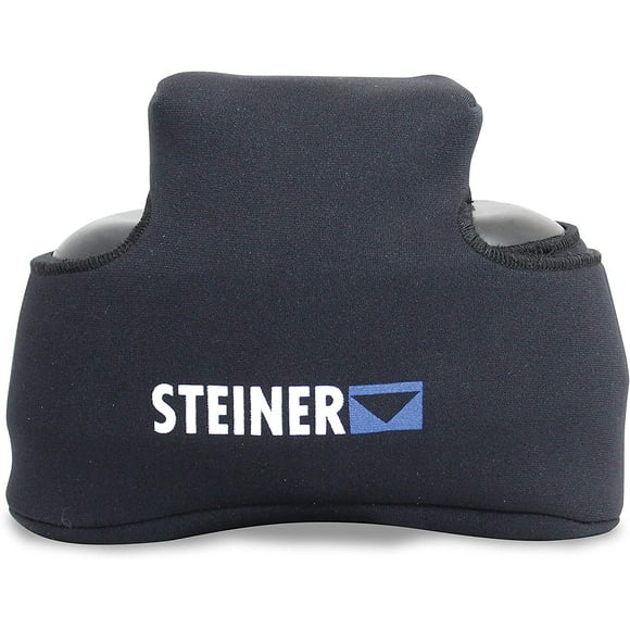 Steiner Bino Bib Protective Cover for Binoculars, Made of Neoprene Laminated with Nylon, Black, Porro Prism (7x50