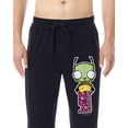 thumbnail image 3 of Invader ZIM Men's Gir Title Logo Sleep Lounge Pajama Pants For Adults, 3 of 5