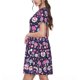 thumbnail image 2 of Disketp cute Skull rainbow mushroom para Vestido de Manga Corta para Mujeres, Vestidos de Verano para Mujeres, Casual y Holgado para la Playa, 2 of 6