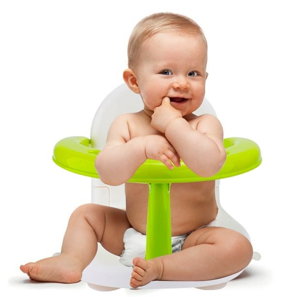 Siège de Bain Pliable pour Bébé, Siège de Douche de Sécurité Antidérapant,  Siège d'Apprentissage, Chaise d'Alimentation Portable Multifonctionnelle  pour Bébé de 5 à 24 Mois 