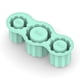 thumbnail image 4 of Bandeja y molde de silicona mejorados para cubitos de hielo,compatibles con tazas de 30/40 onzas,bandejas de hielo para café con forma de cilindro de gran tamaño, 4 of 7