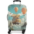 thumbnail image 5 of Travel Luggage Cover Suitcase Protector Fits 18-32 Inch Luggage Wheel Covers Patterned Travel Related Items Flower Luggage Protector Elastic Luggage Anti-scratch Suitcase Cover L, 5 of 5